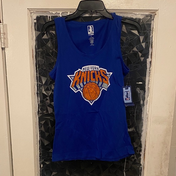 NBA Tops - NBA New York Knicks Blue Jersey Tank Top